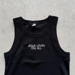 Jesus loves you all Tank Top | Religious Tank tops | Jesus | Church | Faith | Gi